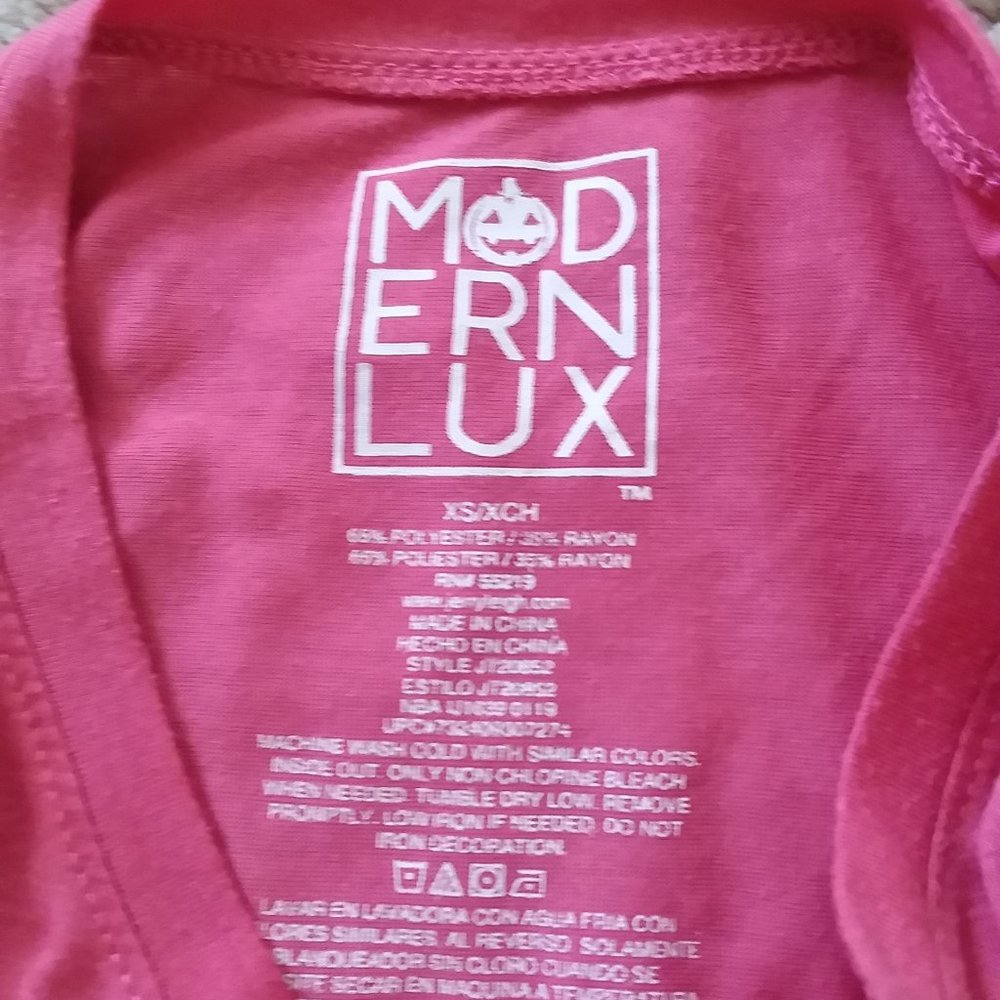 Pink and white t-shirt